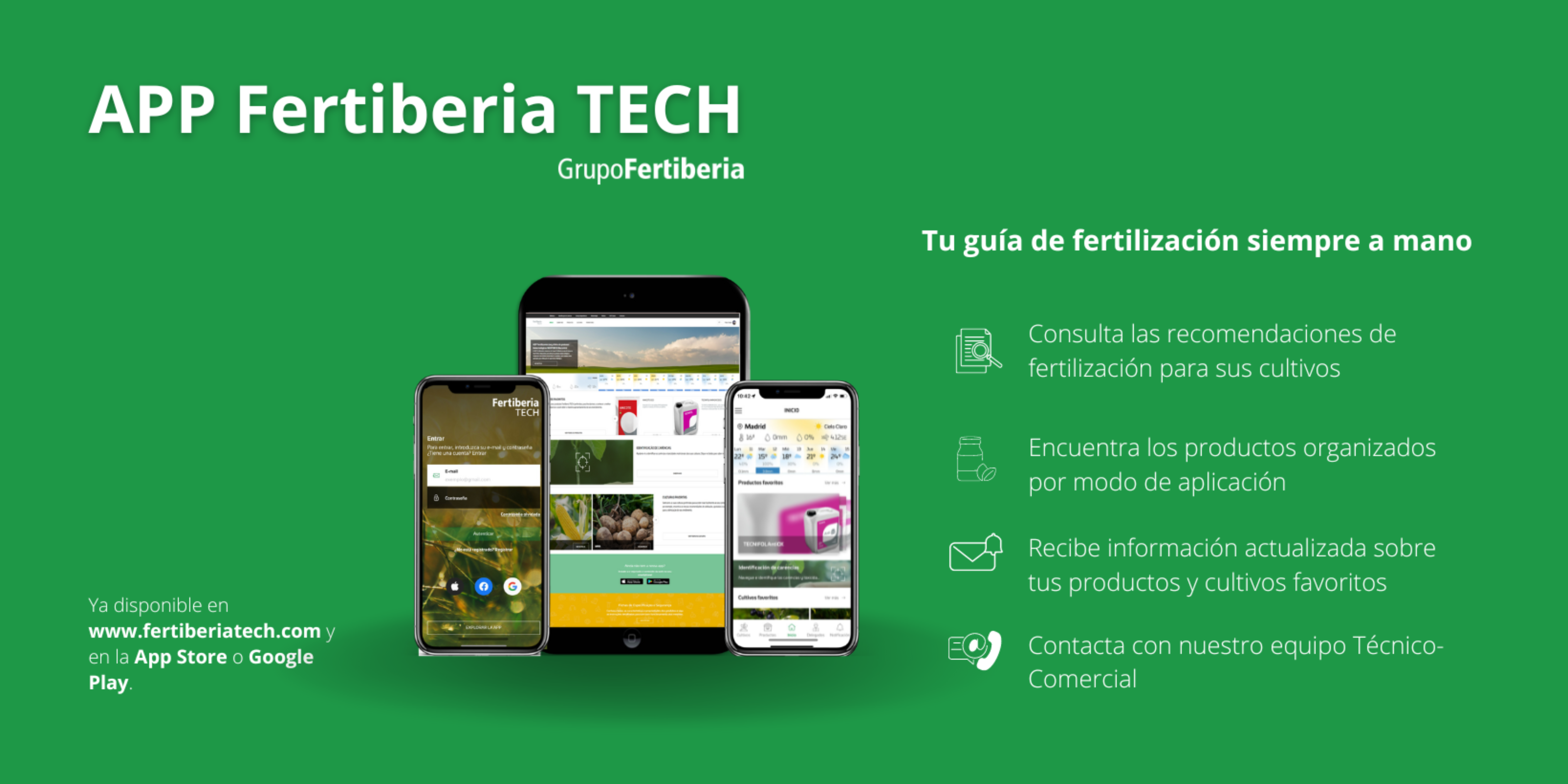Fertiberia TECH lanza una nueva aplicación 