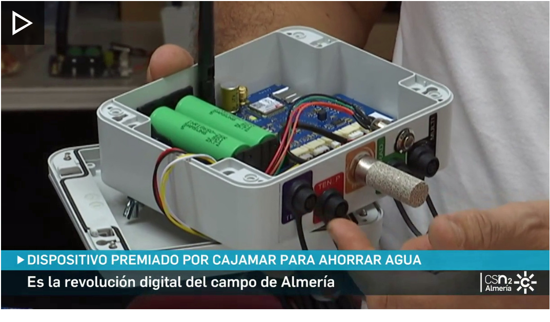 Sensores para ahorrar agua en el campo de Almería width=