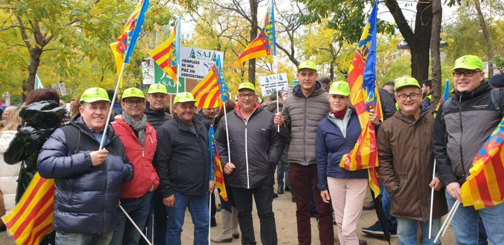 Concentración en Madrid contra una PAC que no cuenta con los agricultores