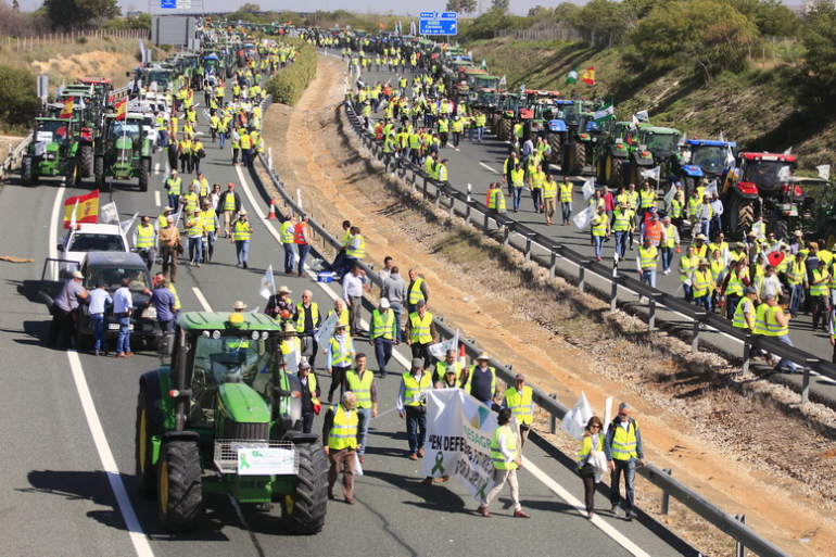 El campo andaluz saldr� de nuevo a las carreteras el 29 de Enero